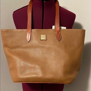 Dooney & Bourke Tan Leather Tote Bag